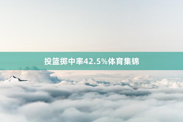 投篮掷中率42.5%体育集锦