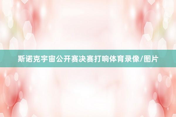 斯诺克宇宙公开赛决赛打响体育录像/图片