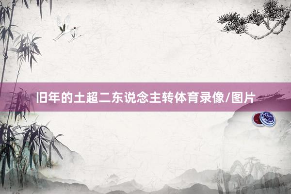 旧年的土超二东说念主转体育录像/图片