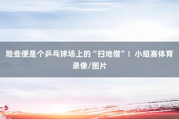 险些便是个乒乓球场上的“扫地僧”!小组赛体育录像/图片