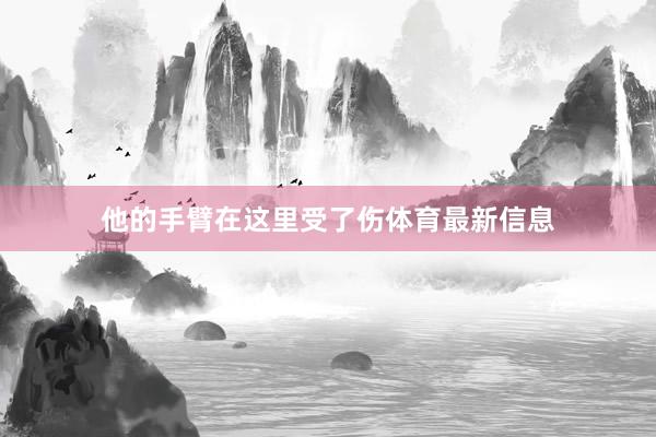 他的手臂在这里受了伤体育最新信息