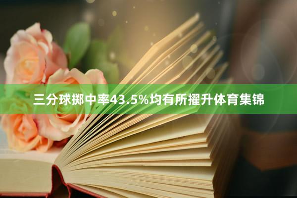 三分球掷中率43.5%均有所擢升体育集锦