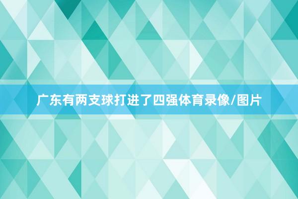 广东有两支球打进了四强体育录像/图片