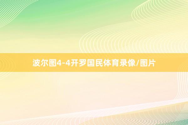 波尔图4-4开罗国民体育录像/图片