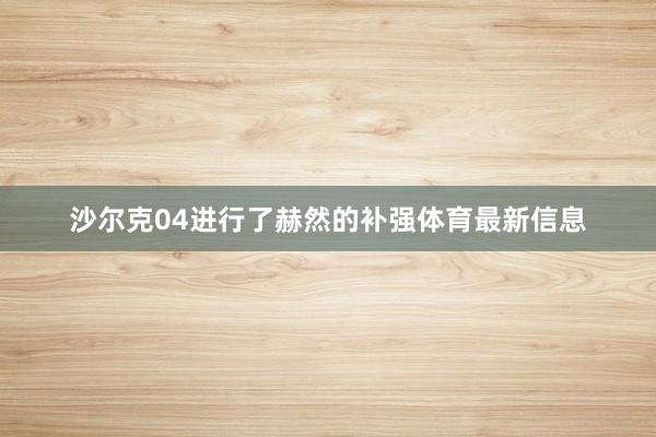 沙尔克04进行了赫然的补强体育最新信息