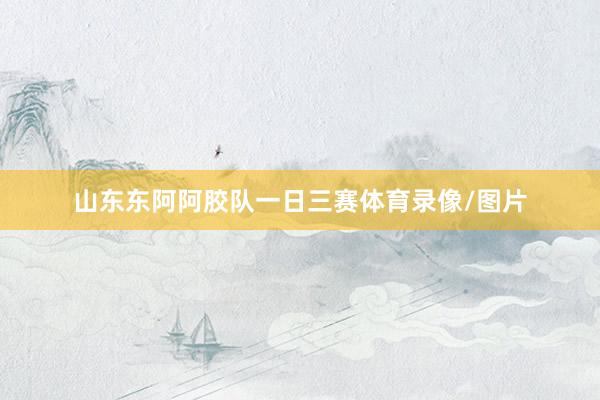 山东东阿阿胶队一日三赛体育录像/图片